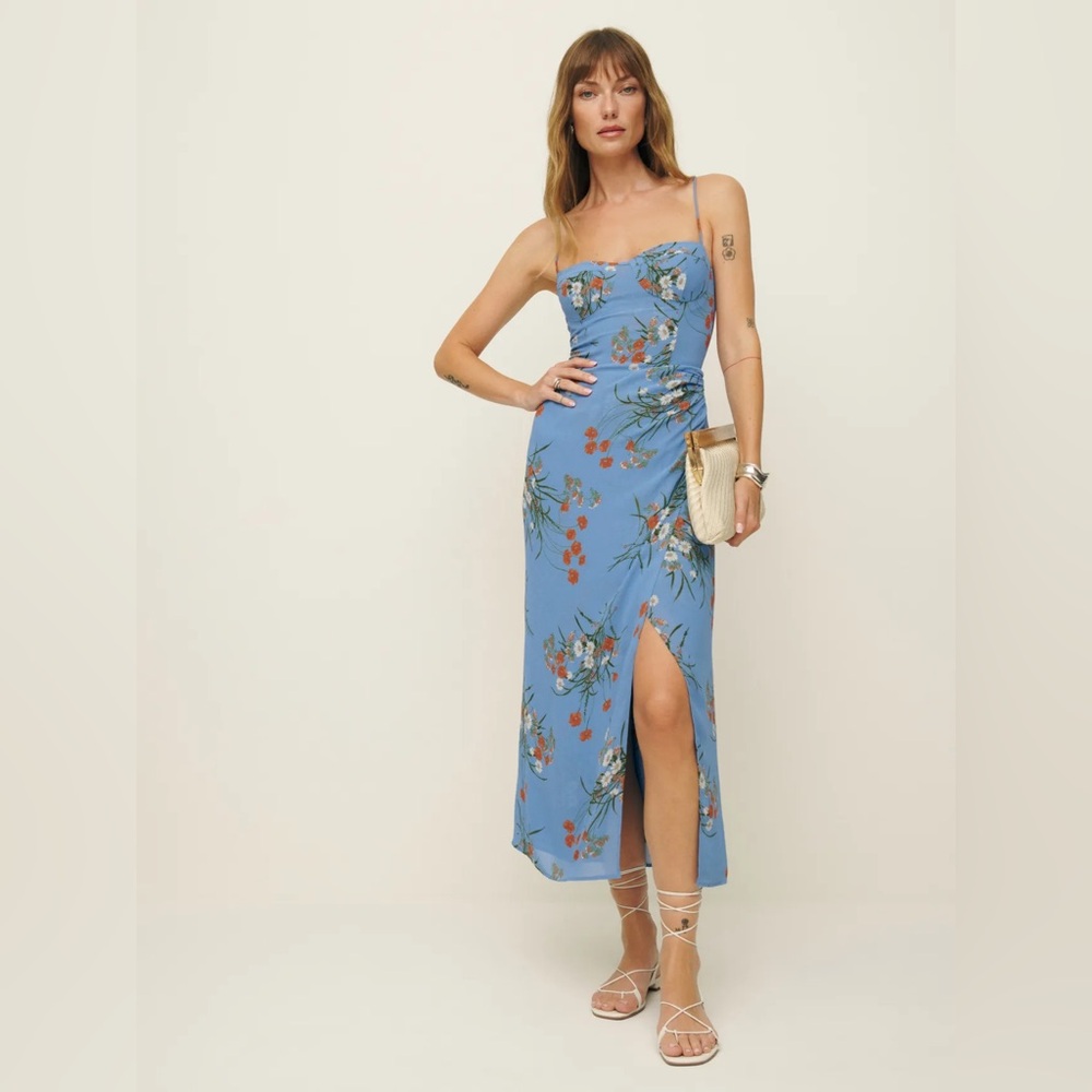 Reformation Kourtney Dress in Arles, size 4, brand new, never worn,never washed.
